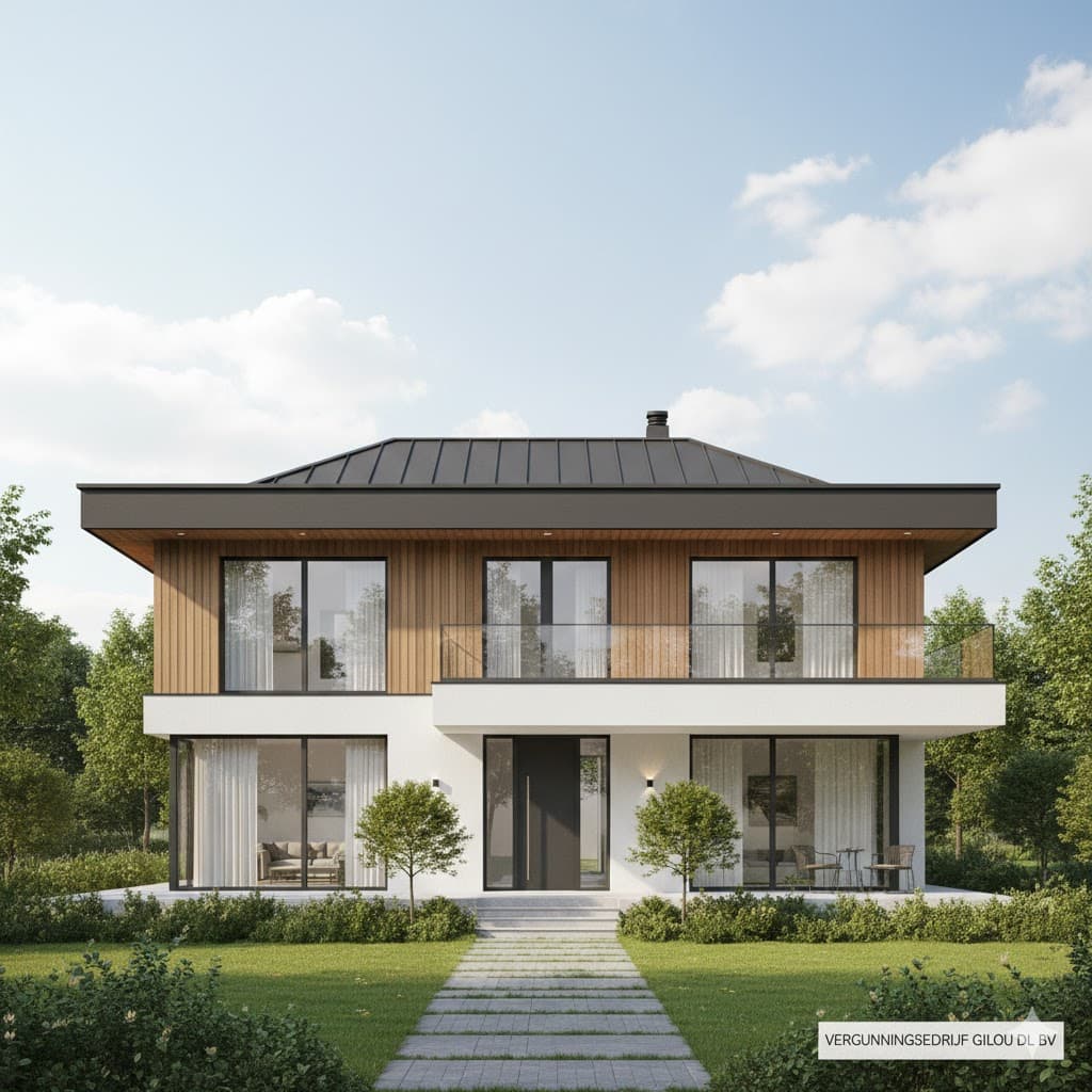 Gerealiseerd project met goedgekeurde verbouwvergunning